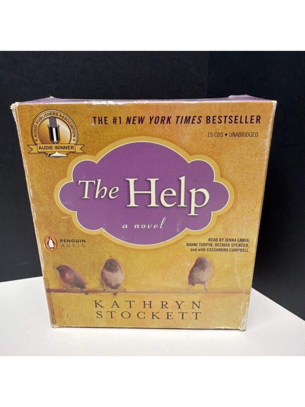 The Help Audio Book on CD by Kathryn Stockett Unabridged Fiction 15 Discs Ex Lib